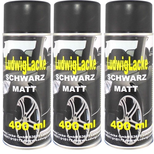 Schwarzmatt spraydosen - 3,
