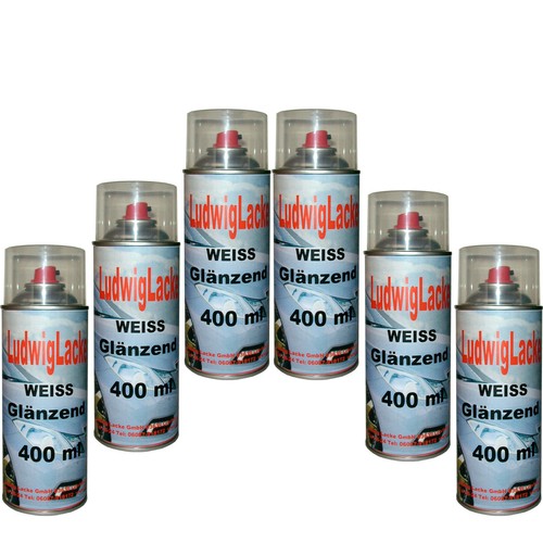 Weiß glänzend spraydosen - 6,