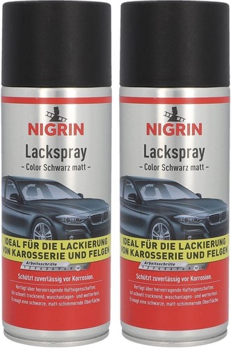Nigrin lackspray schwarz - lackspray, matt